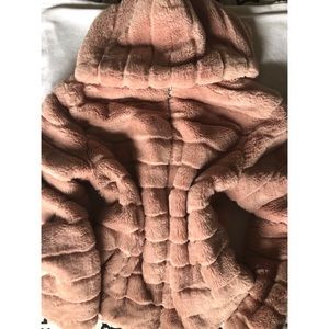 Mauve(Pink) Fur Jacket